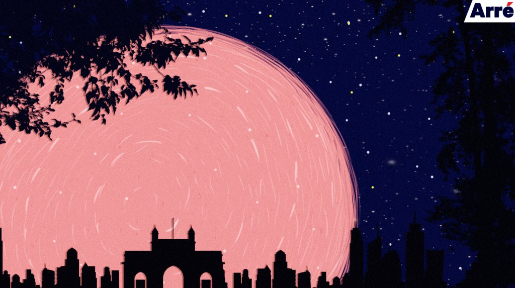 Only the Lunatics Watch the Moon in Mumbai
