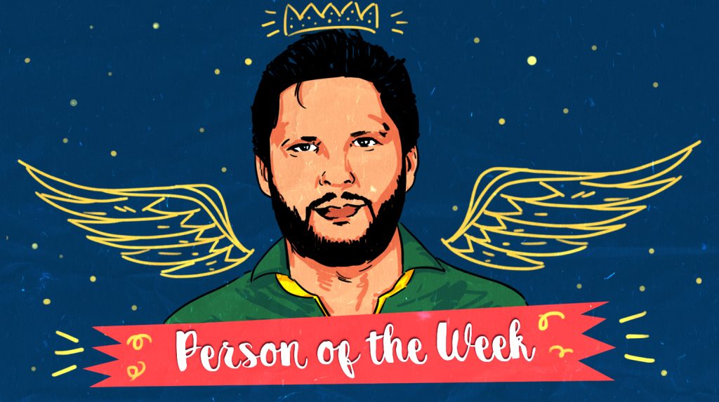 Person of the Week: Shahid Afridi