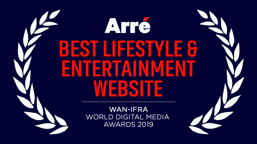 Stop Press! Arré Wins Best Website at Global Publishing Awards; the Guardian, New York Times, and LA Times are the Other Winners