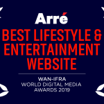 Stop Press! Arré Wins Best Website at Global Publishing Awards; the Guardian, New York Times, and LA Times are the Other Winners